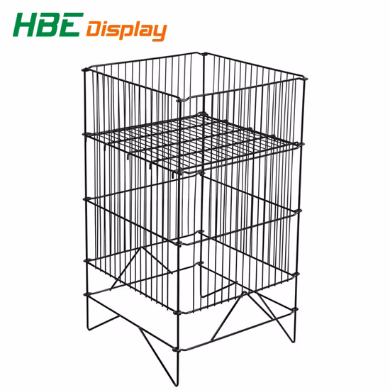 Lixeira redonda preta com fundo ajustável